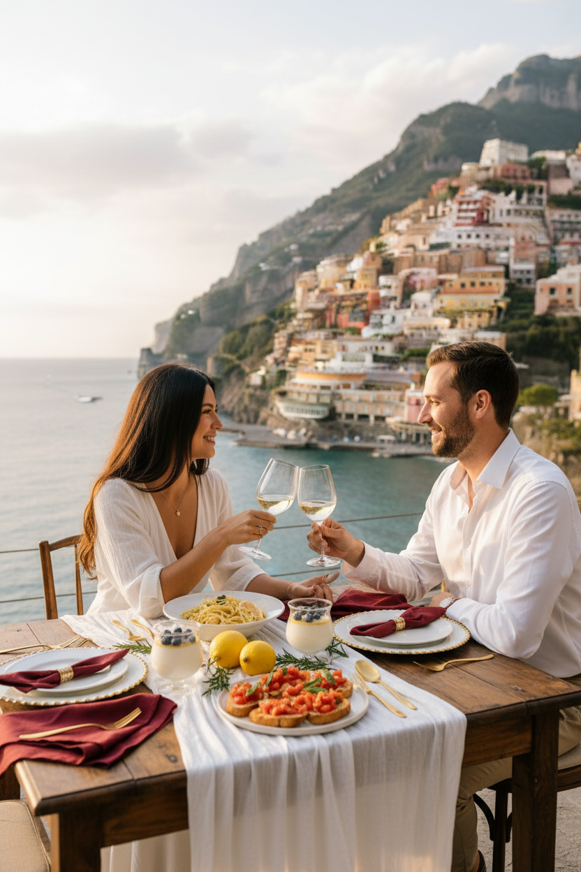 The Amalfi Coast Experience — A Three-Course Italian Escape at Home