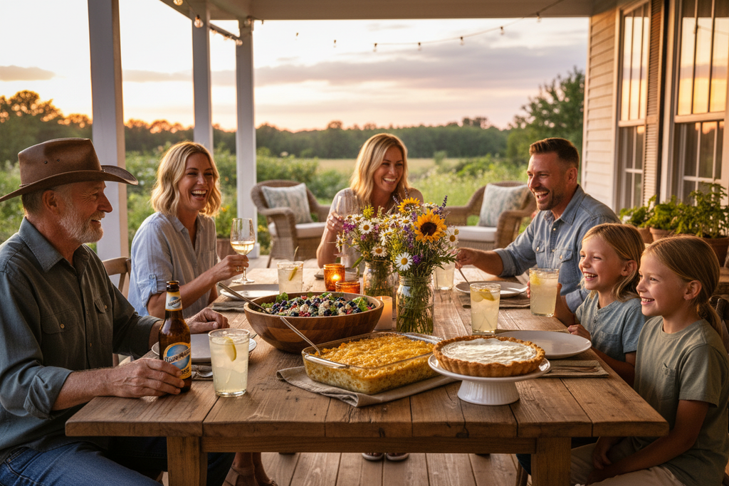 American Harvest family gathering - drinks corrected